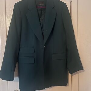 Banana Republic Men's Forest Green Single-Breasted Blazer